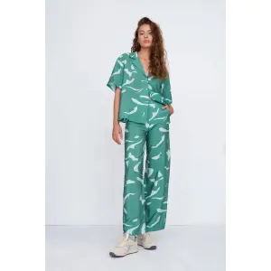 Floral Print Women's Shirt 24 Colours image-2