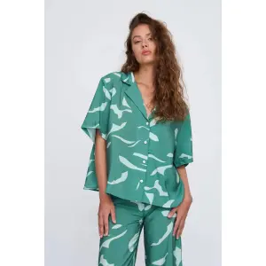 Floral Print Women's Shirt 24 Colours image-3