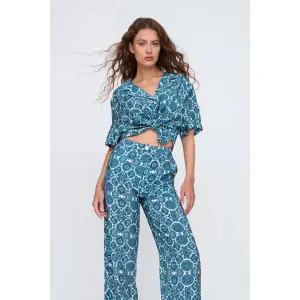 Women's Short Sleeve Printed Shirt 24 Colours image-2