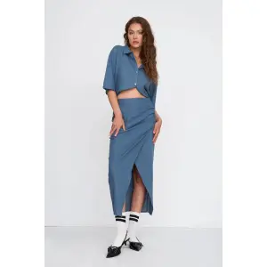 Women's Square Shirt 24 Colours image-2