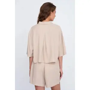 Viscose and Linen Blouse Women 24 Colours image-1