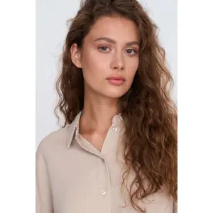 Viscose and Linen Blouse Women 24 Colours image-3