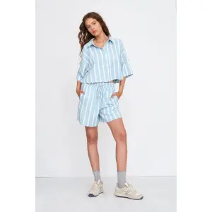Striped women's shirt 24 Colours image-2