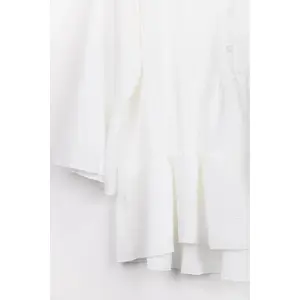 Ruffled Blouse with High Collar Women 24 Colours image-4