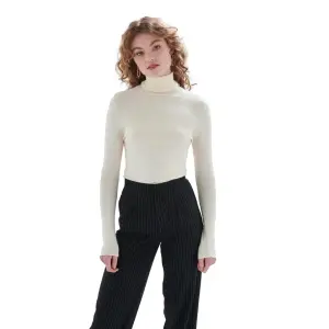Jersey de cuello alto para mujer 24 Colours image-0