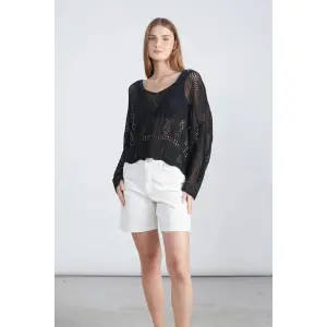 Lacy Knit Jumper Women 24 Colours image-3