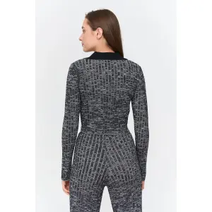 Melange Cardigan Women 24 Colours image-1