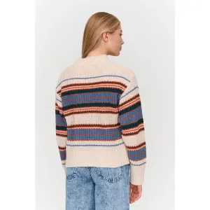 Colourful Stripe Pull Woman 24 Colours image-1