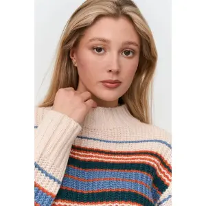 Colourful Stripe Pull Woman 24 Colours image-3