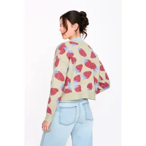 Strawberry Motif Cardigan Ladies 24 Colours image-1