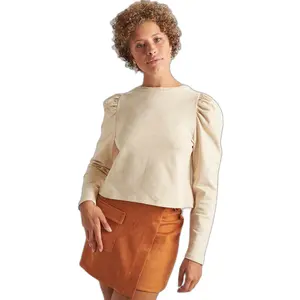 Puff sleeve jumper women 24 Colours image-0