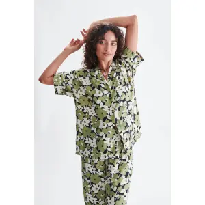 Blommönstrade lätta byxor dam 24 Colours image-3