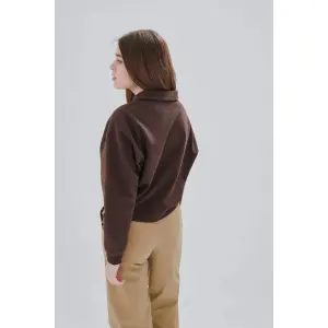 Byxor med lös passform subtil textur dam 24 Colours image-3