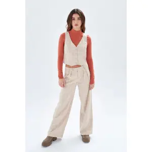 Rutig bredbyxor dam 24 Colours image-1