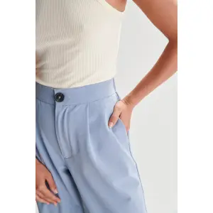 Byxor med vida ben för kvinnor 24 Colours image-2