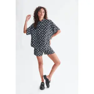 Short med blommönster dam 24 Colours image-2