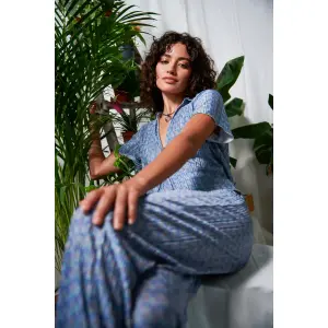 Pantalon assorti en crépon femme 24 Colours image-2