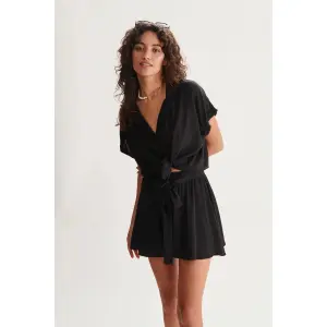 Short avec ceinture à nouer femme 24 Colours image-1