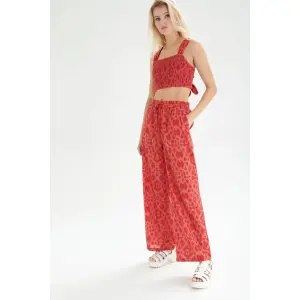 Pantalon à motifs géométriques femme 24 Colours image-1