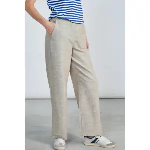 Pantalon coupe droite motif décoratif femme 24 Colours image-2