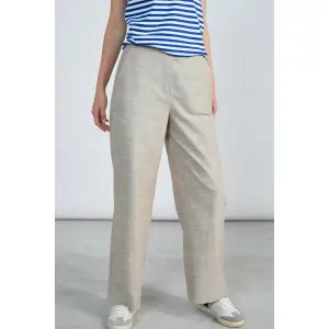 Pantalon coupe droite motif décoratif femme 24 Colours image-3