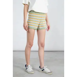 Short en maille à rayures femme 24 Colours image-3