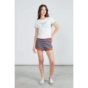 Short en crochet rayés femme 24 Colours image-2