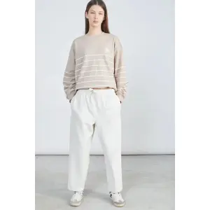 Pantalon ajusté/tapered motif discret femme 24 Colours image-1