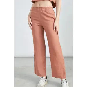 Pantalon en lin plissé femme 24 Colours image-1