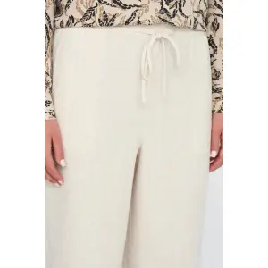 Plain Tapered Trousers Women 24 Colours image-3