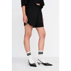 Fluid Shorts with Elastic Waist for Women 24 Colours image-3