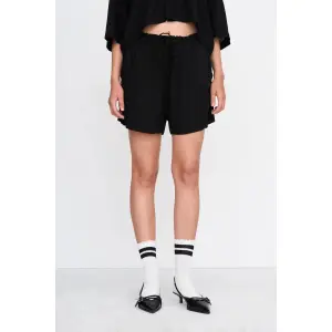 Fluid Shorts with Elastic Waist for Women 24 Colours image-1