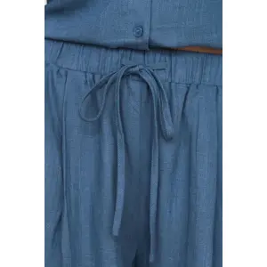 Women's Wide Leg Fluid Trousers 24 Colours image-3