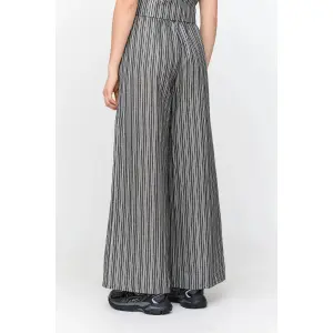 Striped Palazzo Trousers Women 24 Colours image-2
