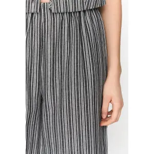 Striped Palazzo Trousers Women 24 Colours image-3