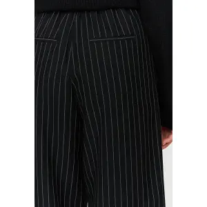 Striped Casual Trousers Women 24 Colours image-3