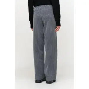 Women's Striped Wide Leg Trousers 24 Colours image-2