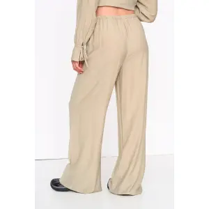 Relaxed Wide Leg Trousers Women 24 Colours image-1