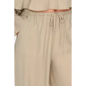 Relaxed Wide Leg Trousers Women 24 Colours image-3