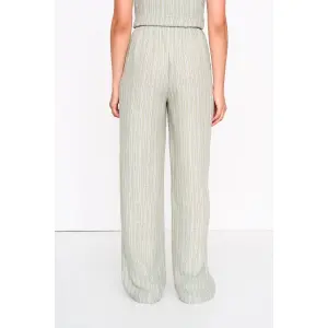 Striped Loose Trousers Women 24 Colours image-2