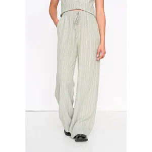 Striped Loose Trousers Women 24 Colours image-1