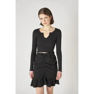 Floral Print Flowing Skirt Women 24 Colours image-1