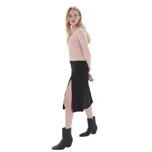 Strukturierter Rock mit diskretem Muster Damen 24 Colours image-1