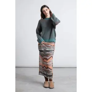 Saia de corte estruturado mulher 24 Colours image-3