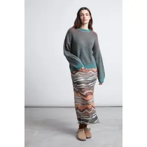 Saia de corte estruturado mulher 24 Colours image-2