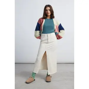 Saia de corte estruturado mulher 24 Colours image-1