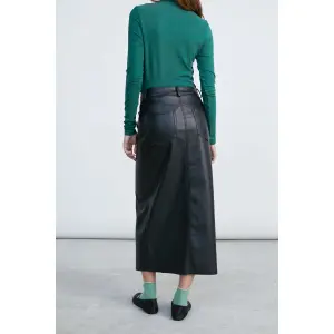 Saias de pele corte mais fluído senhora 24 Colours image-3