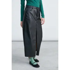 Saias de pele corte mais fluído senhora 24 Colours image-2