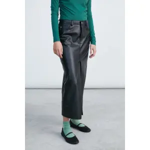 Saias de pele corte mais fluído senhora 24 Colours image-1