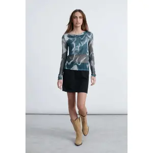 Saia justa estampada forte mulher 24 Colours image-1